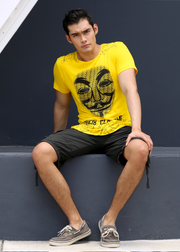 V For Vendetta Graphic Tee Yellow