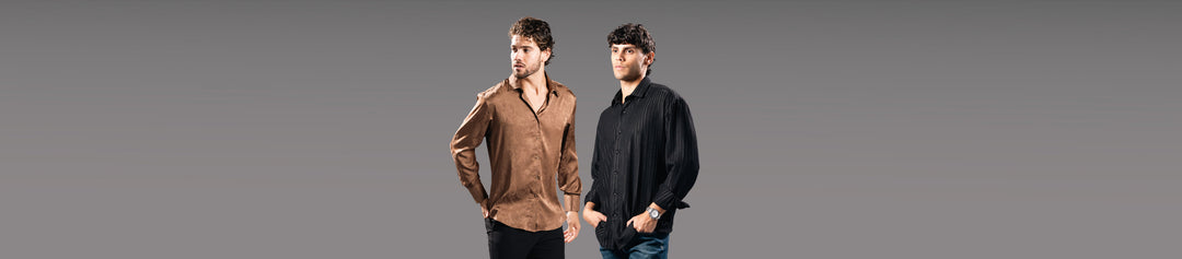 Men’s long sleeve shirts modern style