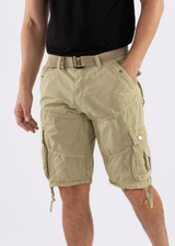 The Classic Cargo Shorts Solid Khaki