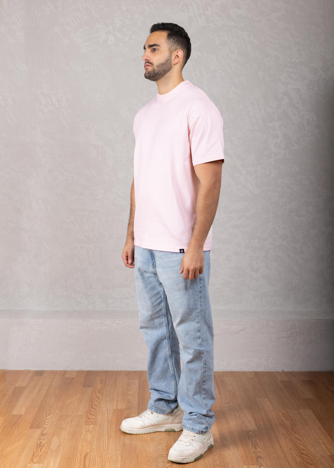 Solid Color Oversized Cotton T-Shirt