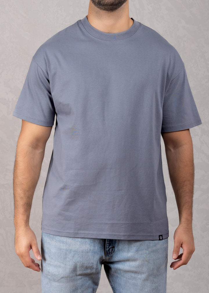Solid Color Oversized Cotton T-Shirt