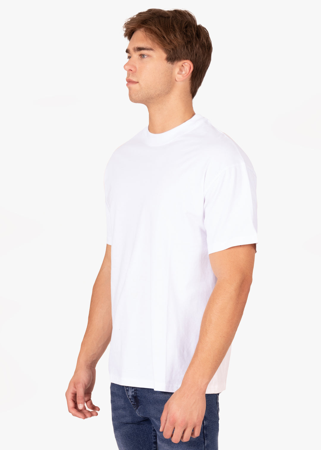 Solid Color Oversized Cotton T-Shirt