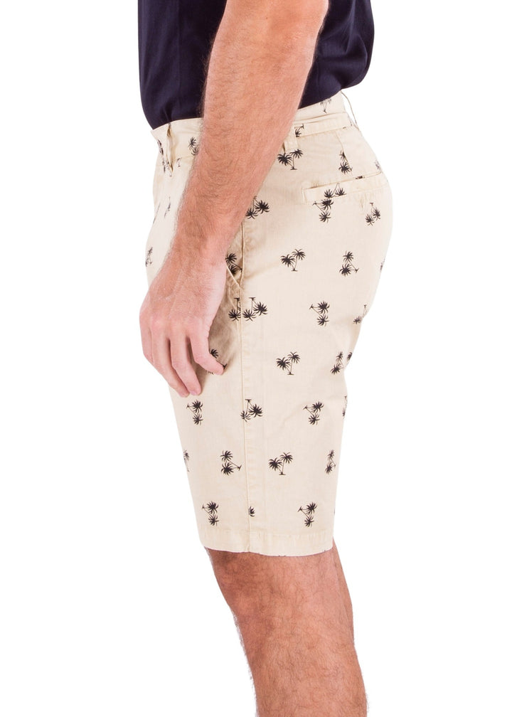 Men's Palm Trees Shorts Light Khaki