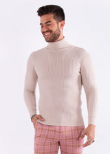 Ribbed Turtleneck Sweater