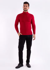 Ribbed Turtleneck Sweater