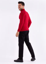 Ribbed Turtleneck Sweater