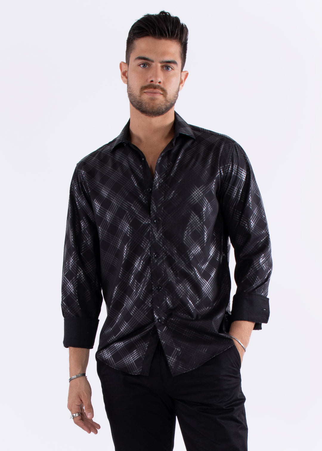 Metallic Dress Shirt Bella Dahl Flowy Wide Collar Button Front Top Metallic Dress Shirt Bella Dahl Flowy Wide Collar Button Front Top