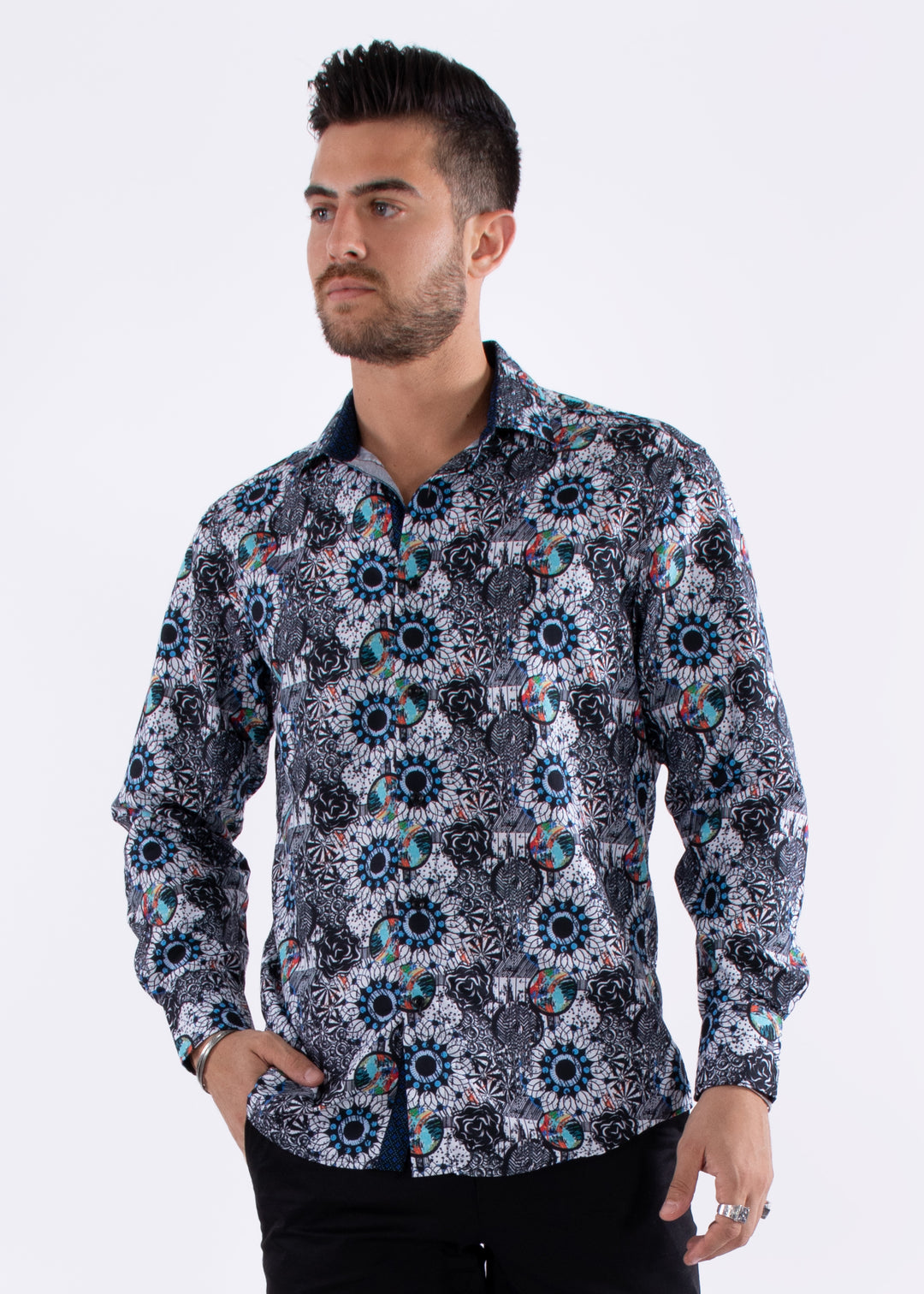 Long Sleeve Best Tailored Dress Shirts Athletic Fit Dress Shirt In Mid Blue M Long Sleeve Best Tailored Dress Shirts Athletic Fit Dress Shirt In Mid Blue M