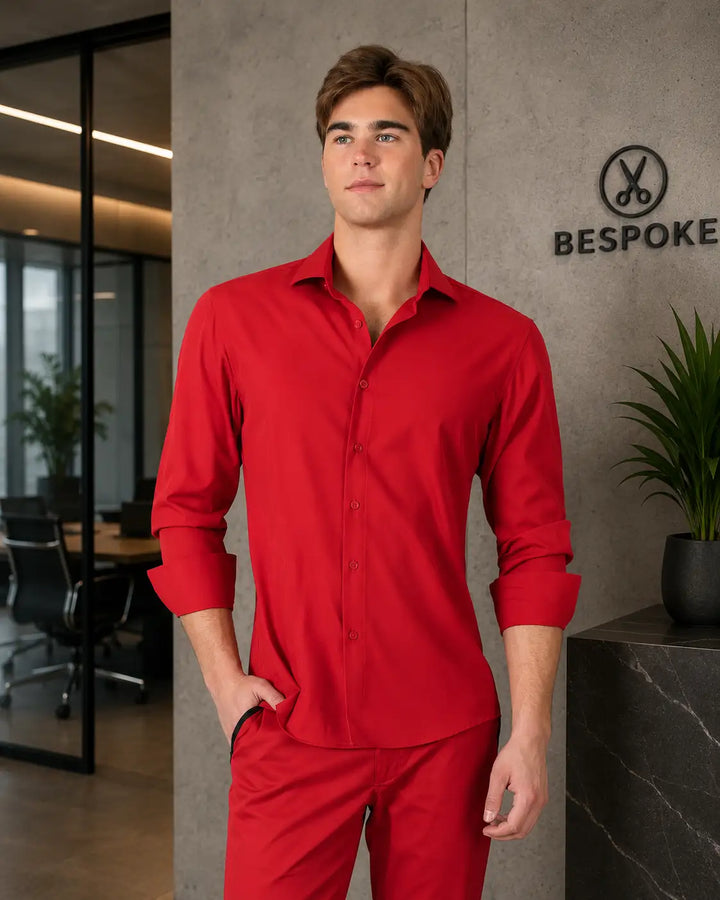 Essential Button Up Long Sleeve Dress Shirt