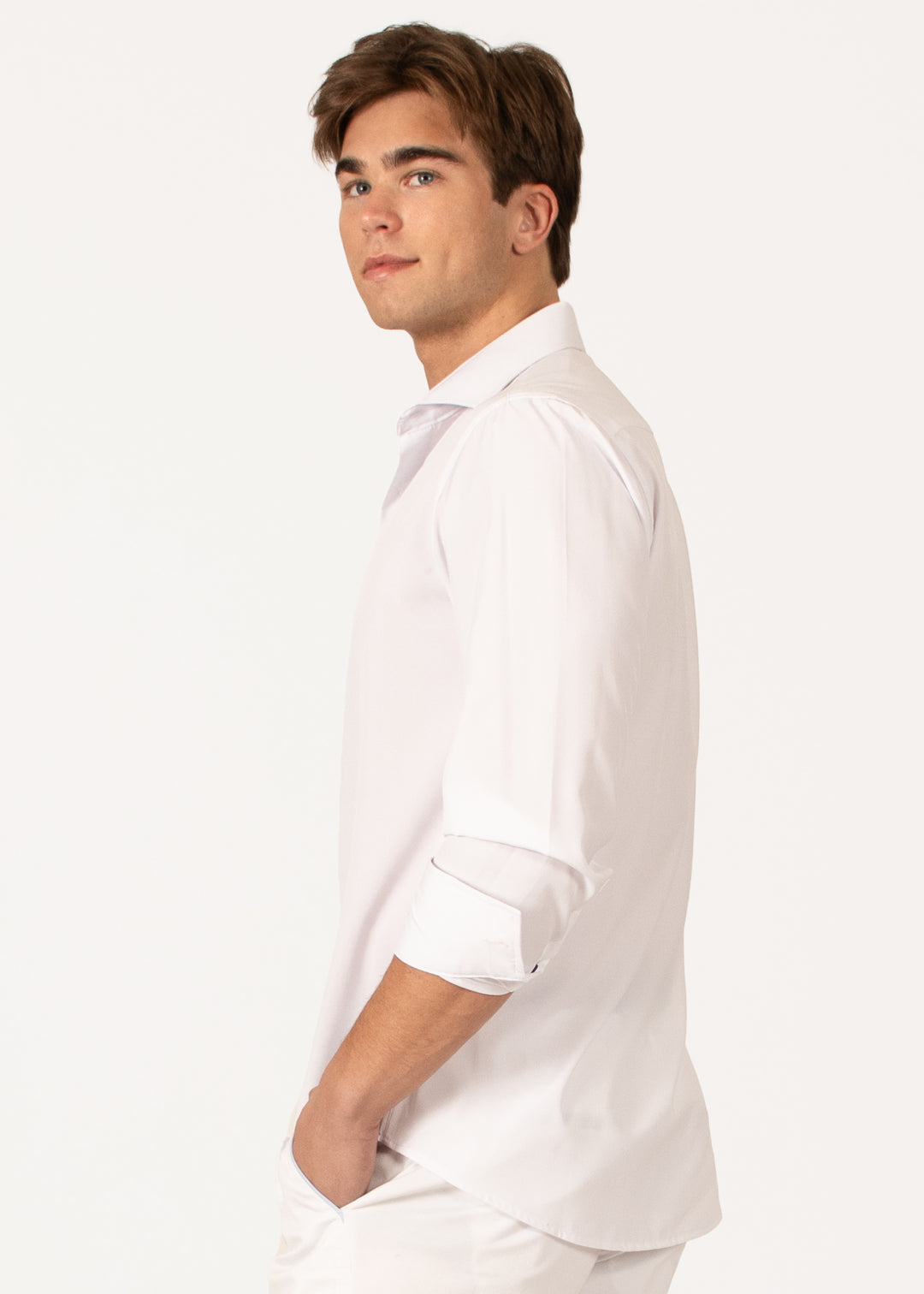 Essential Button Up Long Sleeve Dress Shirt