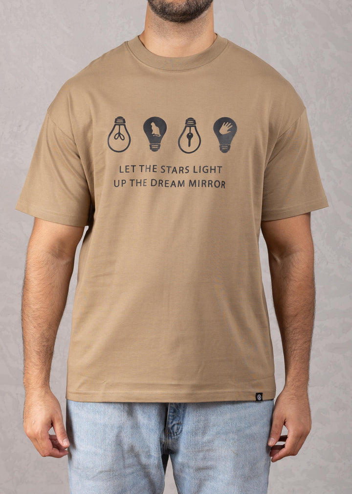 Let The Stars Light Oversized Cotton T-Shirt