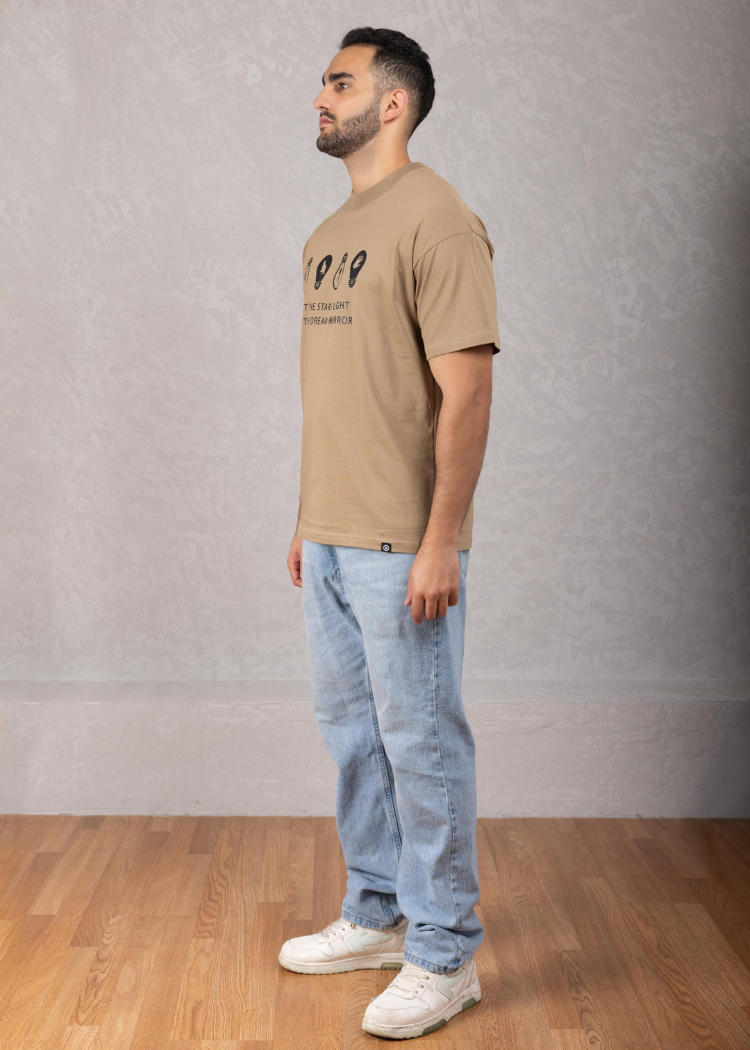 Let The Stars Light Oversized Cotton T-Shirt