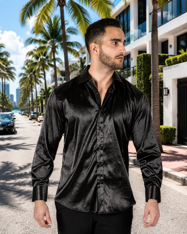 Lustre Wave Long Sleeve Shirt
