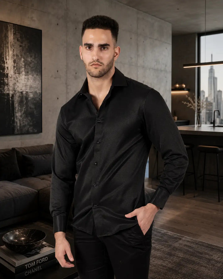 Textured Elegance Long Sleeve