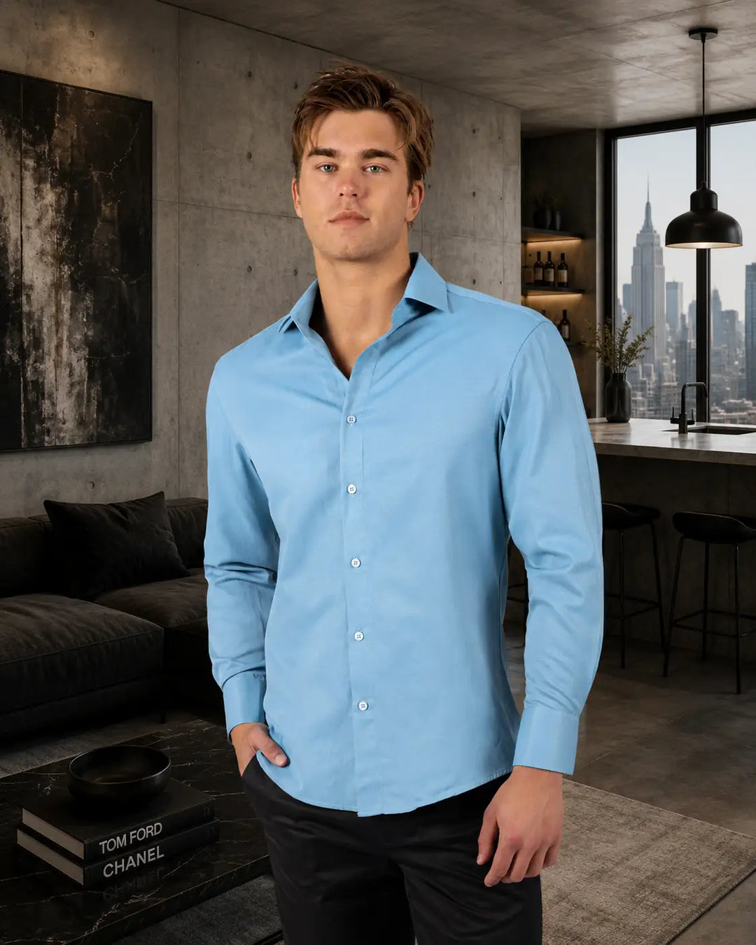 Textured Elegance Long Sleeve