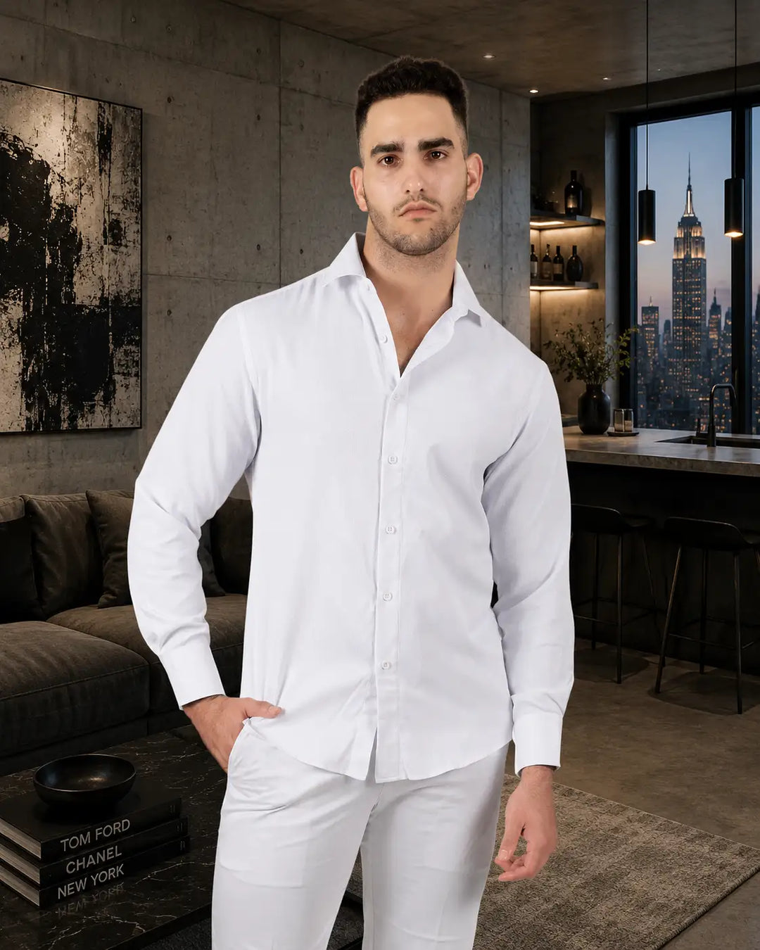Textured Elegance Long Sleeve