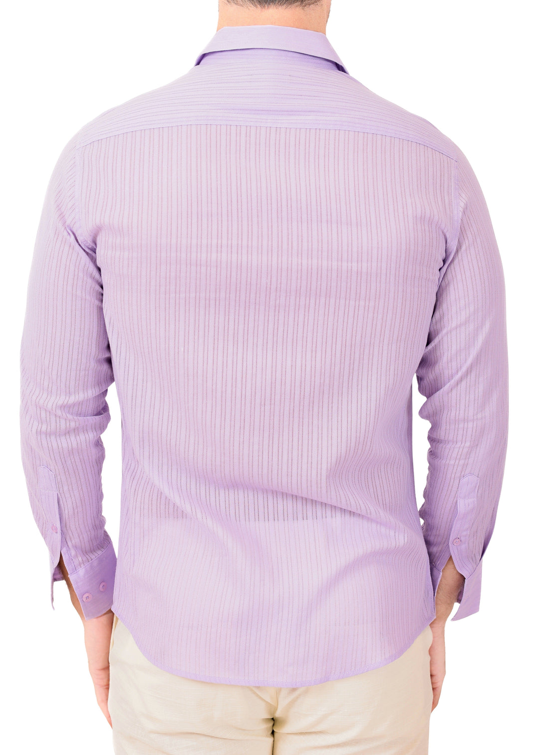 Sheer Stripe Long Sleeve Shirt