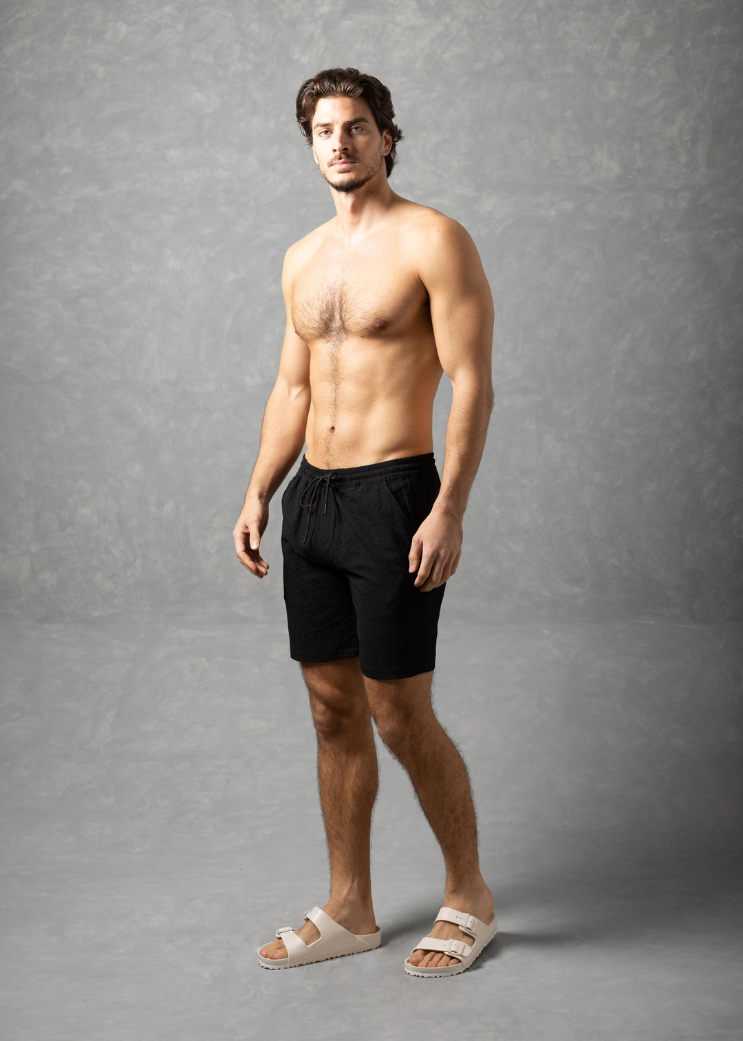 Sorrento Textured Resort Shorts – Tailored Summer Shorts