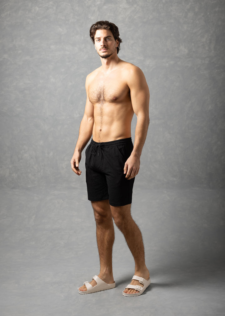 Sorrento Textured Resort Shorts – Tailored Summer Shorts