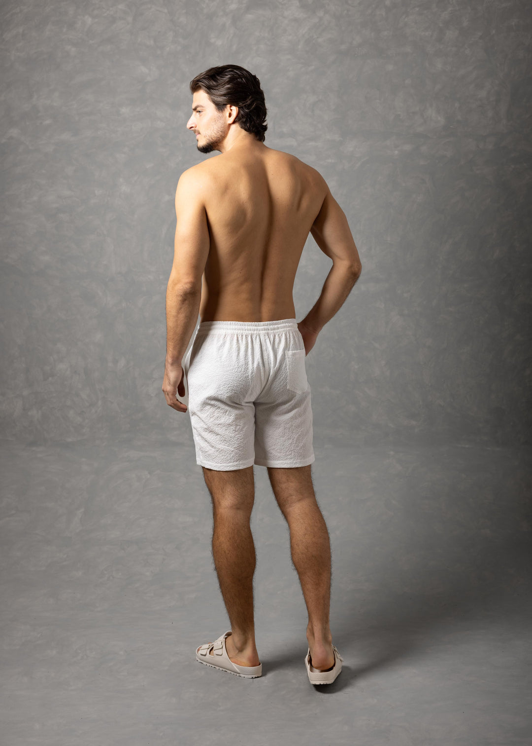 Sorrento Textured Resort Shorts – Tailored Summer Shorts