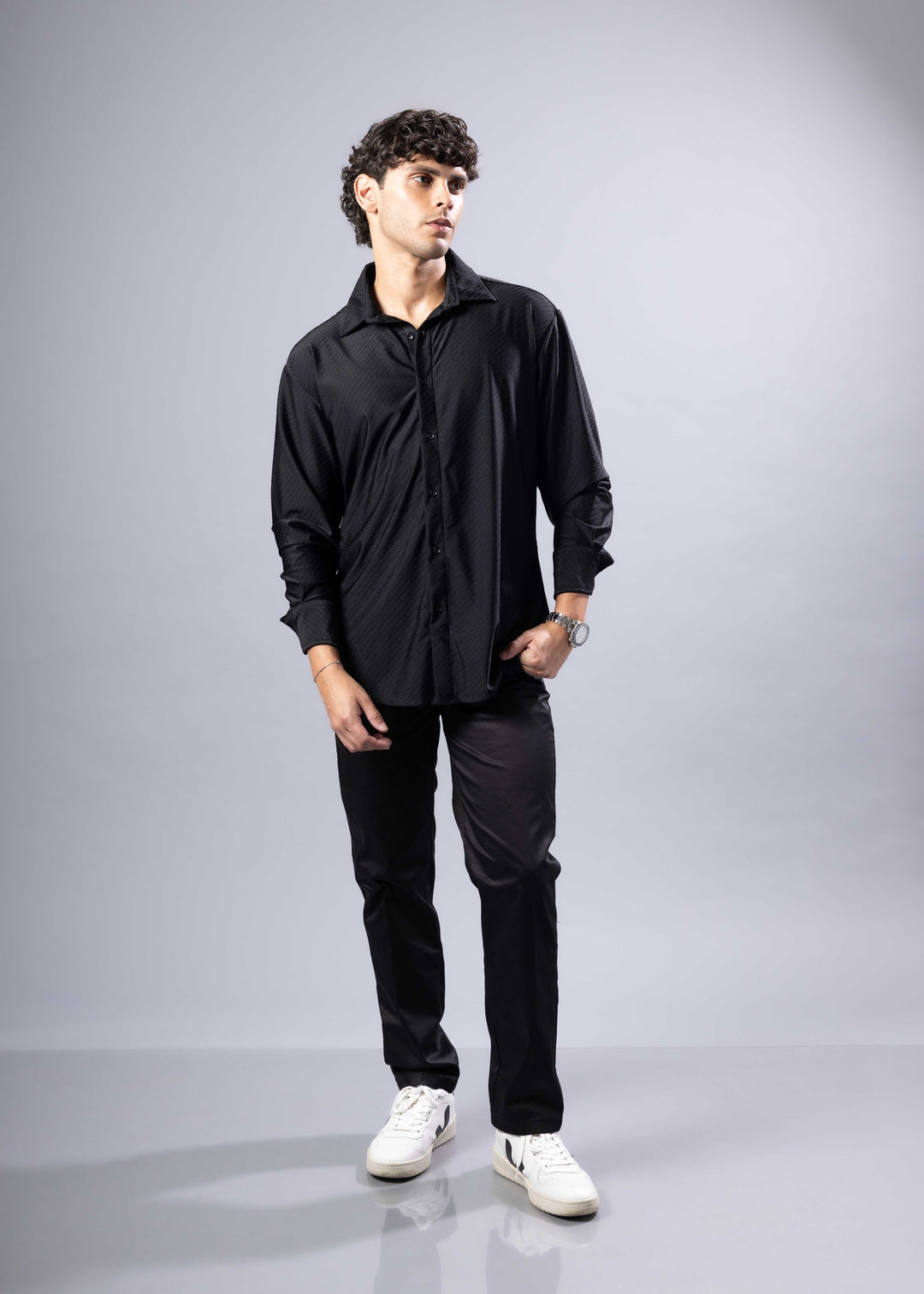 Modern Fit Geo-Dot Dress Shirt