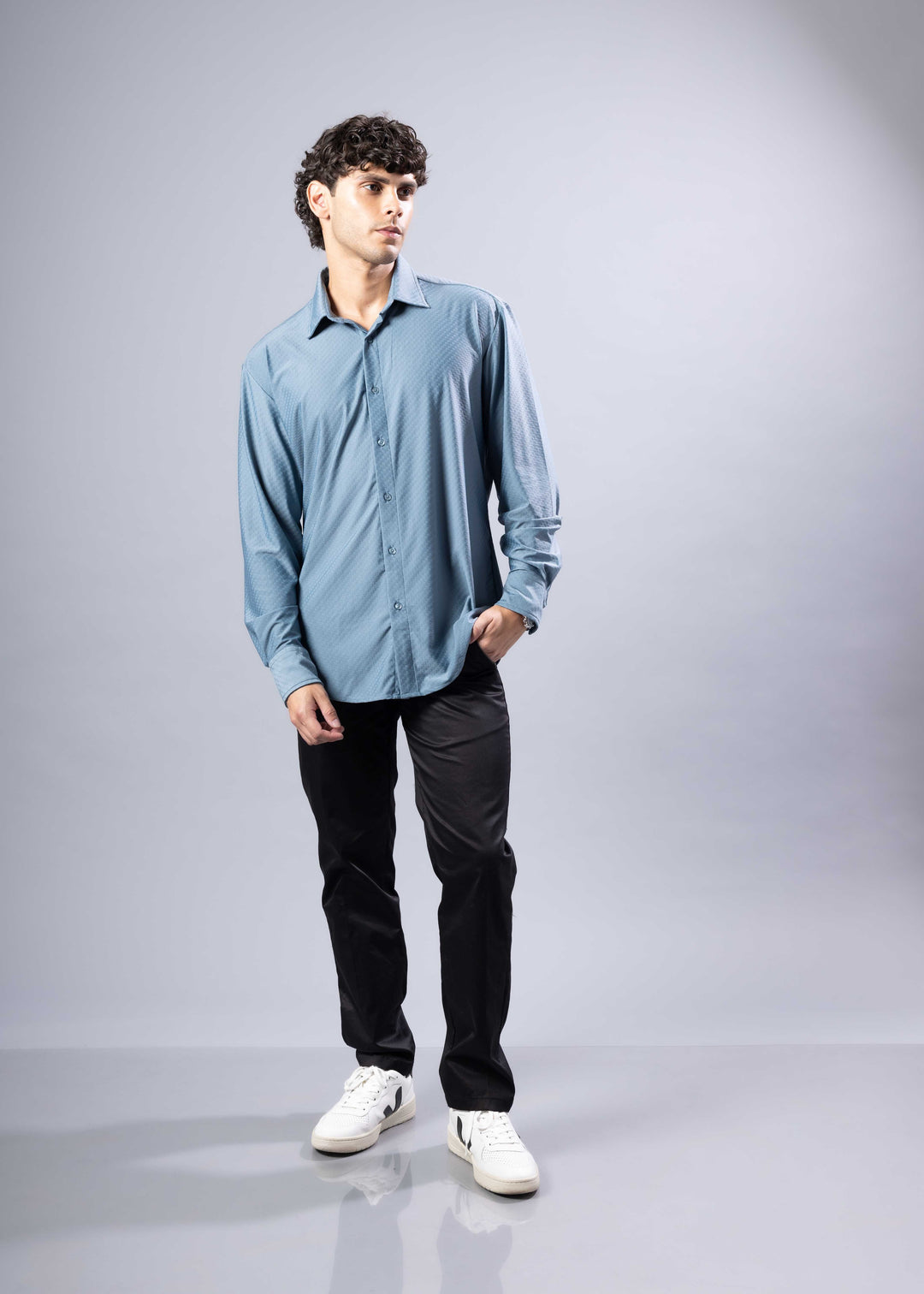 Modern Fit Geo-Dot Dress Shirt