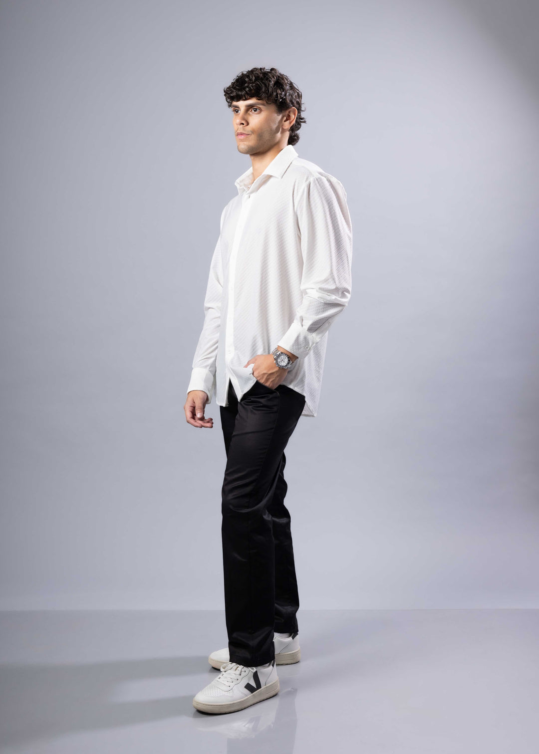 Modern Fit Geo-Dot Dress Shirt