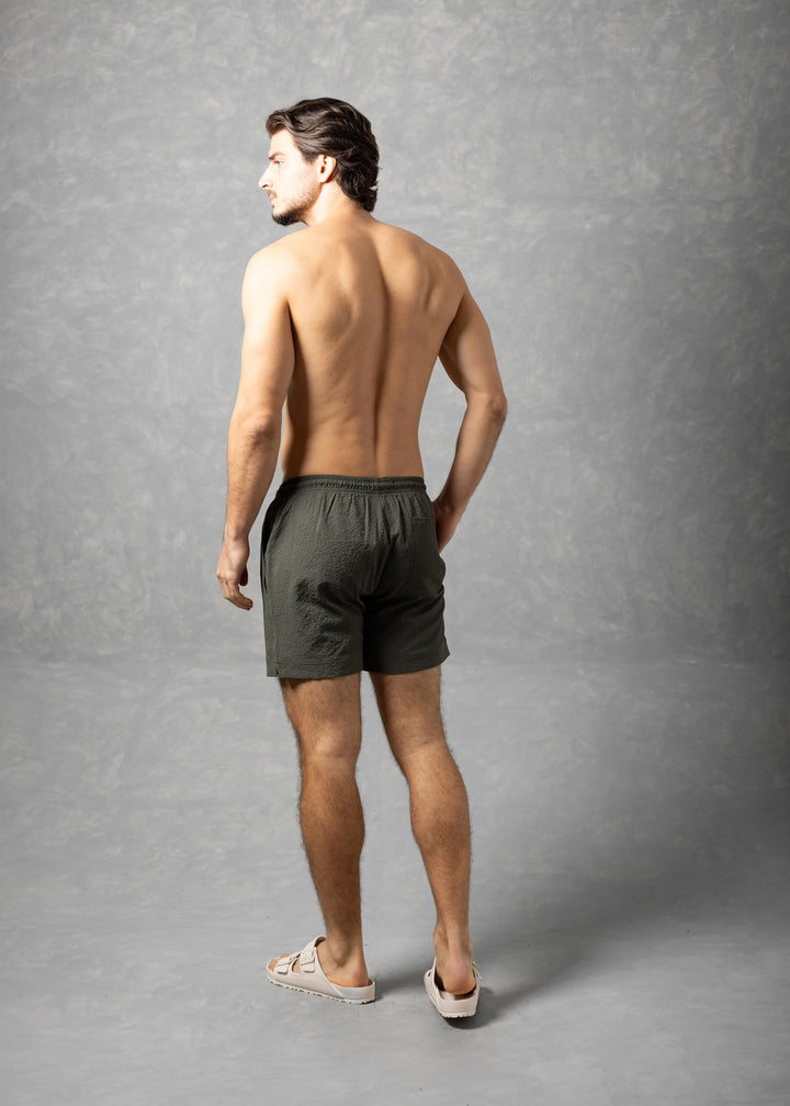 Ventoro Swim Shorts – Textured Drawstring Resort Swimwear