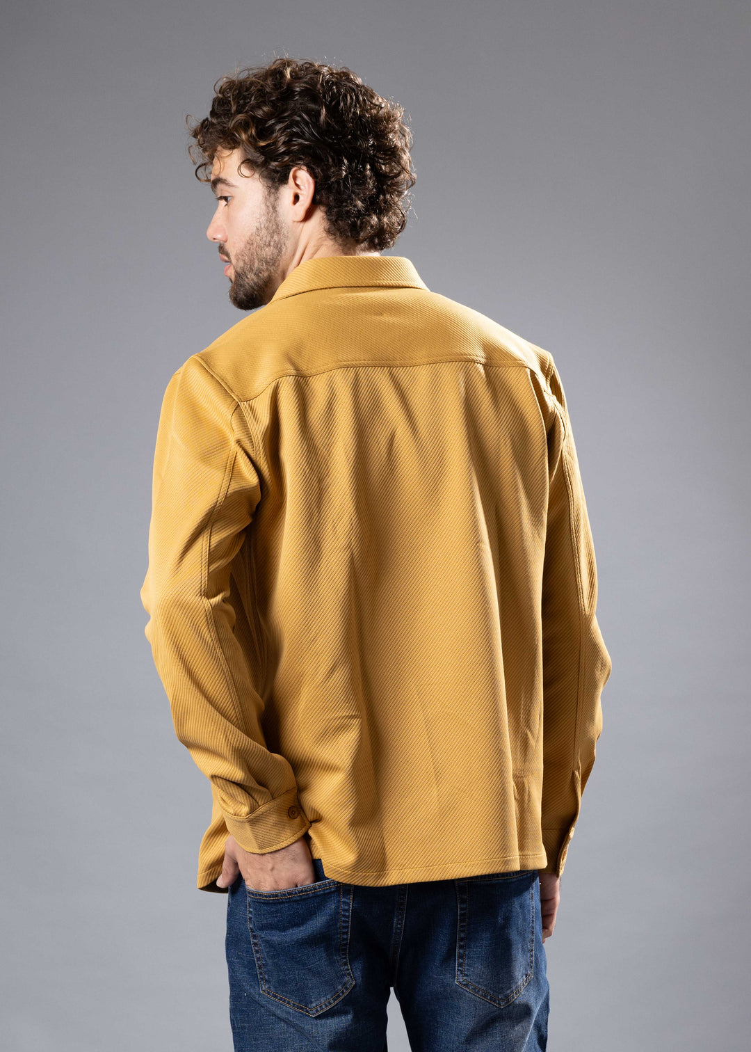 Textured Twill Shacket