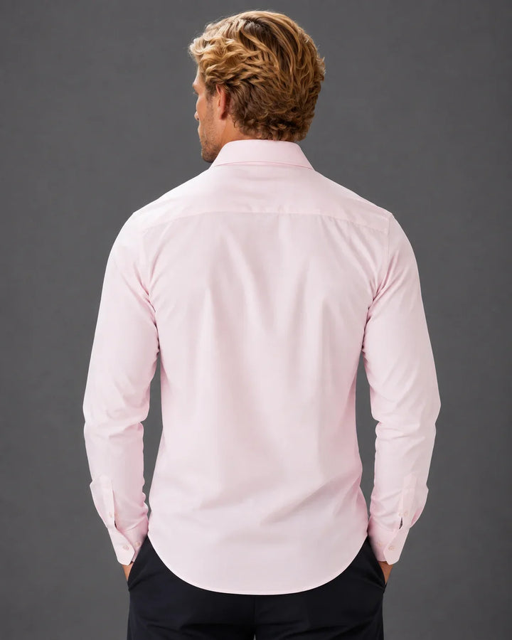 Men’s Modern Fit Button-Up Long Sleeve Dress Shirt