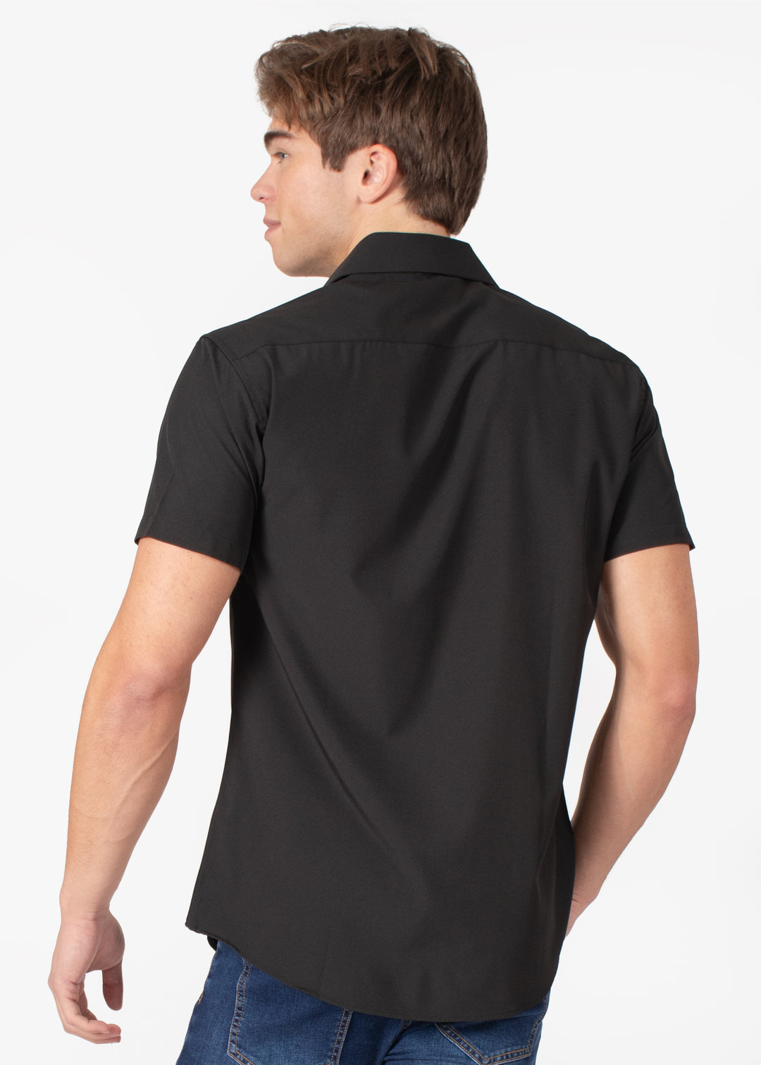 mens dress shirt back Hidden Placket Dress Shirt