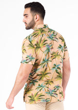 Palm Oasis Short Sleeve Dress Shirt