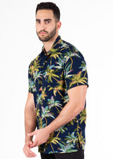 Palm Oasis Short Sleeve Dress Shirt