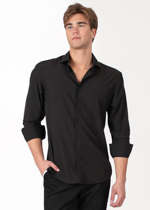 Essential Button Up Long Sleeve Dress Shirt