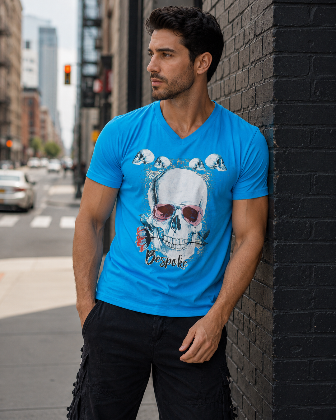 Rose Colored Glasses Graphic Tee Turquoise