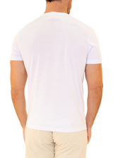 Men's Essentials Cotton V-Neck Solid White