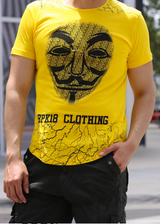 V For Vendetta Graphic Tee Yellow