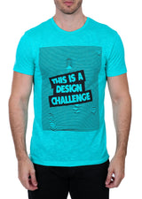 This Is A Design Challenge Graphic Tee Turquoise