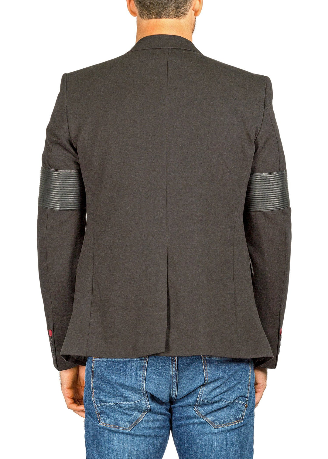 BESPOKE - Black Contrast Evening Blazer - 174106 - www.bespokemoda.com