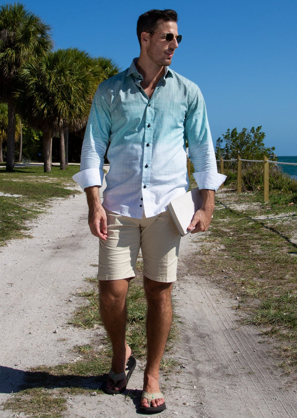 Men's Essentials Cotton Shorts Solid Khaki