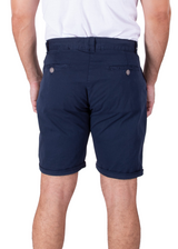 Men's Essentials Cotton Shorts Solid Navy