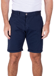 Men's Essentials Cotton Shorts Solid Navy