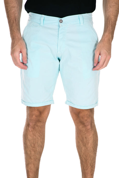 Men's Essentials Cotton Shorts Solid Turquoise