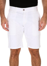 Men's Essentials Cotton Shorts Solid White