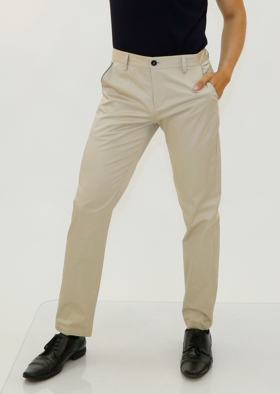 BESPOKE - Khaki Pants for Men - 183122 - www.– BESPOKE MODA