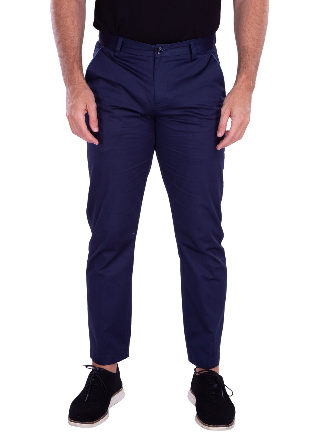 Men's Essentials Dress Pants Navy by Bespoke Moda Men's Essentials Dress Pants Navy by Bespoke Moda