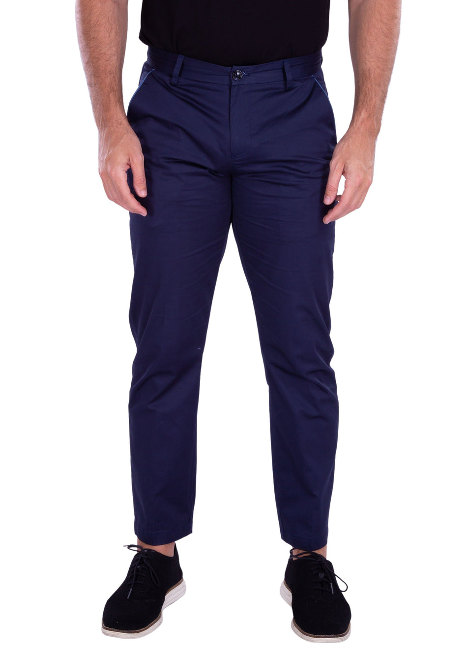 BESPOKE - Navy Pants for Men - 183122 - www.– BESPOKE MODA