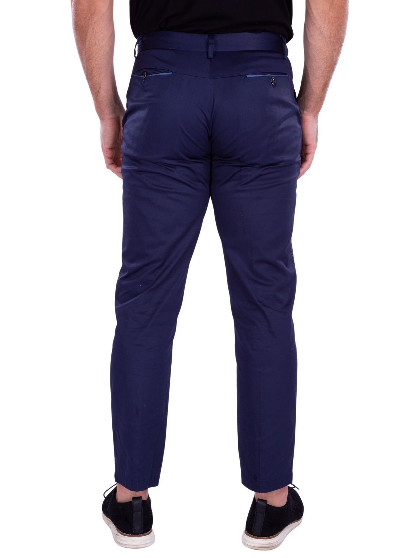 Men's Essentials Dress Pants Navy by BESPOKE MODA