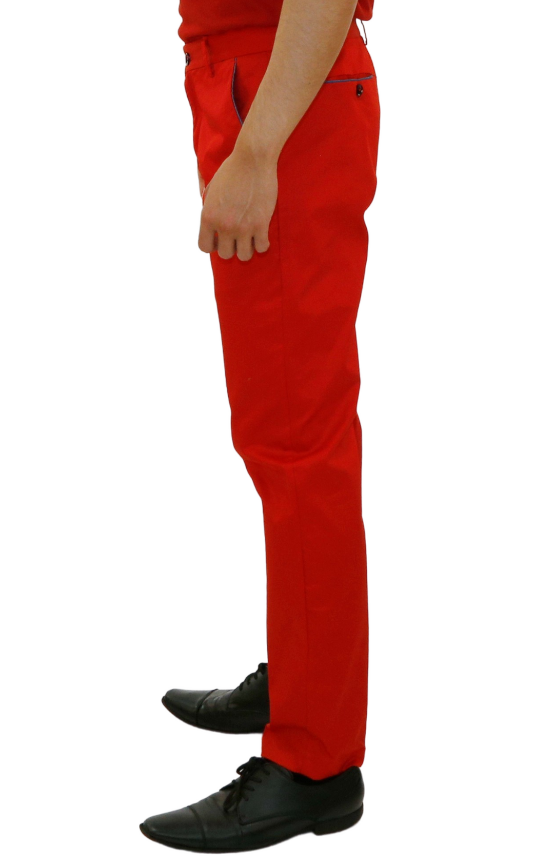 Bespoke - Red Pants for Men - 183122 - Www.bespokemoda.com Red / 40 Bespoke - Red Pants for Men - 183122 - Www.bespokemoda.com Red / 40