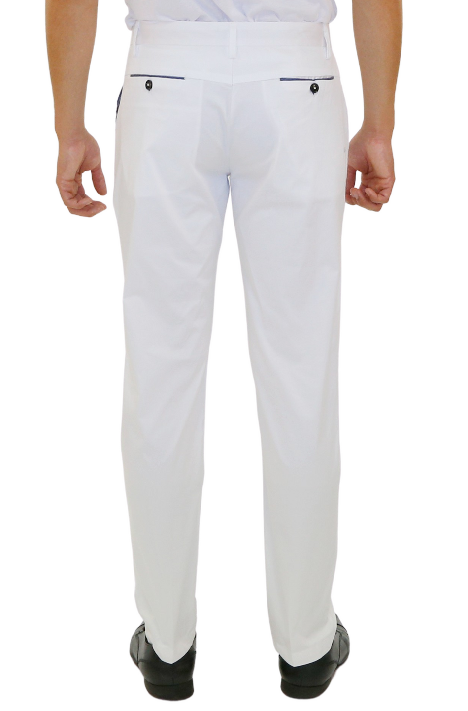 BESPOKE - White Pants for Men - 183122 - www.– BESPOKE MODA